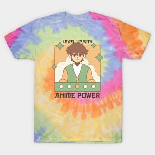 Level Up with Anime Power T-Shirt